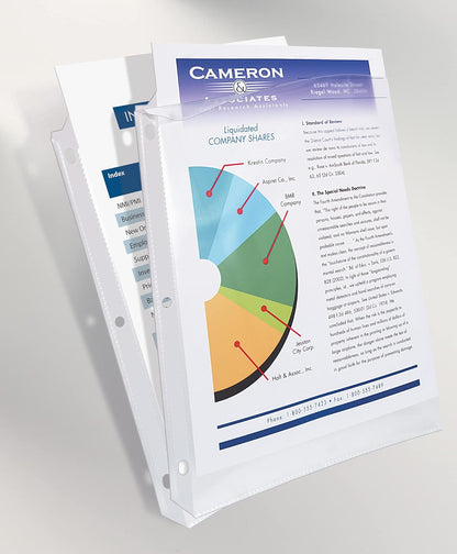 Avery Diamond Clear Heavyweight Sheet Protectors, 8.5" x 11", Easy Load, 1000 Total Page Protectors (74400)