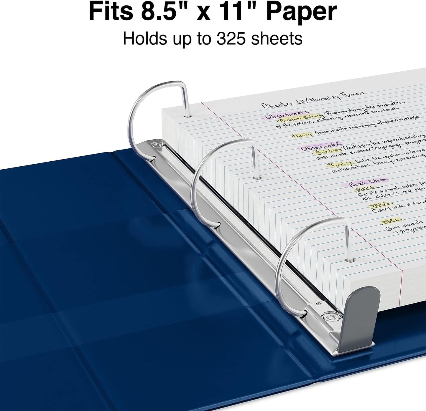 Staples Heavy-Duty 2-Inch D-Ring View Binder, Reinforced Spine, Holds Up to 450 Sheets, Gray, for Office & School