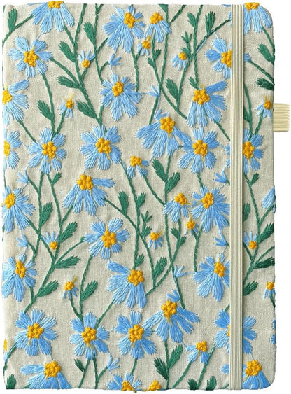 ipoul Flower Notebook, A5, 6x8, Hardcover, Lay Flat, Lined Paper, Journal for Women, Writing Notebook, Pretty, Hibiscus, Pink, Birthday Gifts for Women, Wedding Shower Gifts, Mothers Day Gift