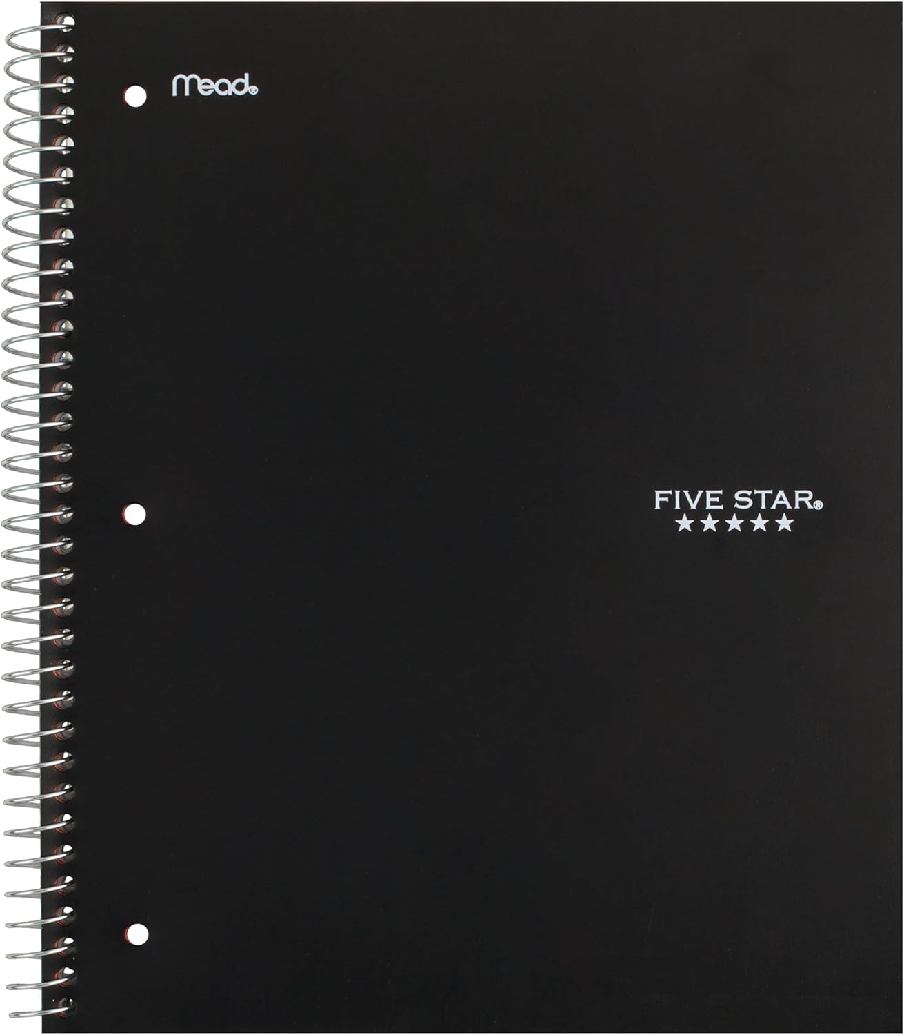 Five Star Spiral Notebook + Study App, 3 Subject, Wide Ruled Paper, 8" x 10-1/2", 150 Sheets, Fights Ink Bleed, Water Resistant Cover, Harvest Yellow (73463)