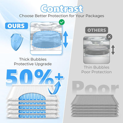 Metronic Bubble Mailers 8.5x12" 40 Pack Black Padded Envelopes Usable Size 8.5 x 11" Strong Adhesion Bubble Envelopes Medium Mailing Envelopes Bubble Padded for Small Business Shipping Books Clothes