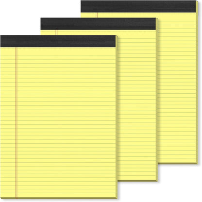 Note Pads 5x8, Narrow Ruled Legal Pad, Multicolor Small Notepads, 30 Sheet/notepad, 8 Pack Colored Legal Pads, Pink Legal Pad, Purple Notepad, Perforated Lined Note Pads for Study, Office, To-Do Lists