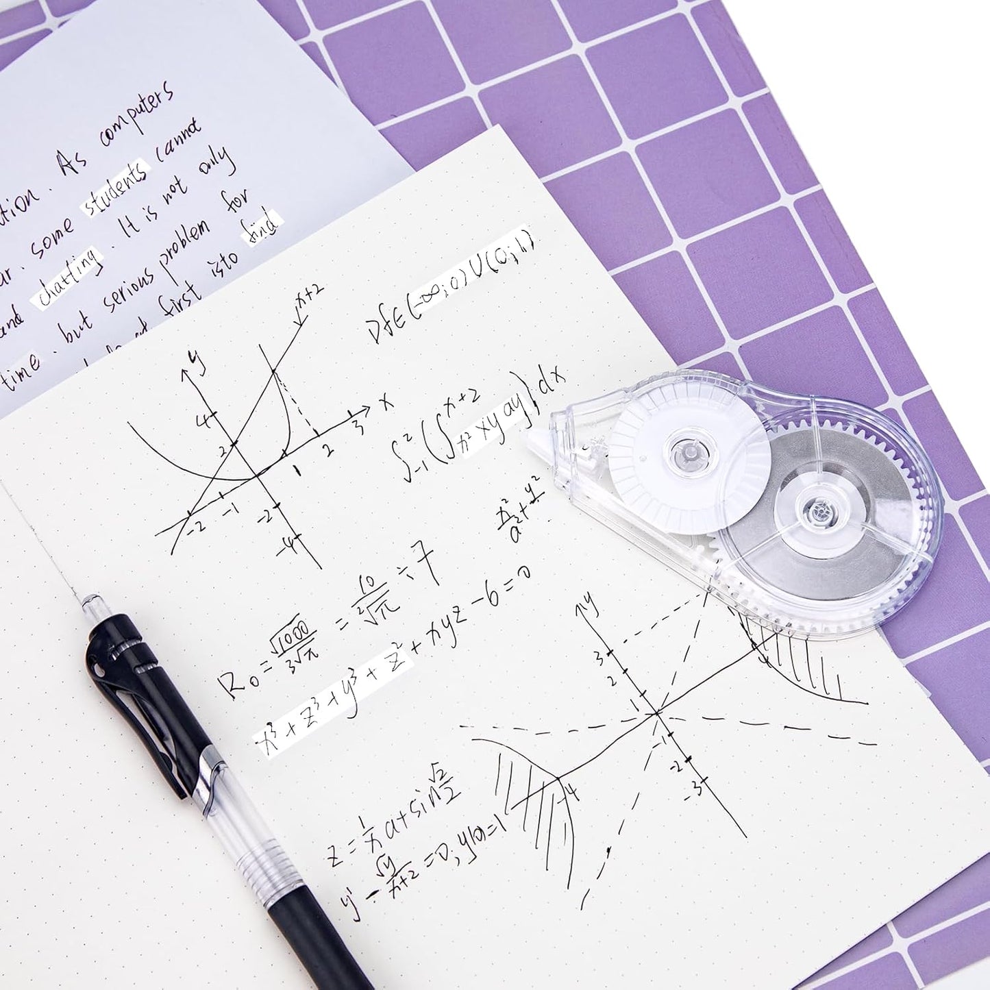 6 Pcs Correction Tape, 98.43 Ft Long-Lasting White Wrong Out Tear-Resistant Bulk, Instant Corrections Easy To Use Applicator for School, Office, Note Taking, Journal