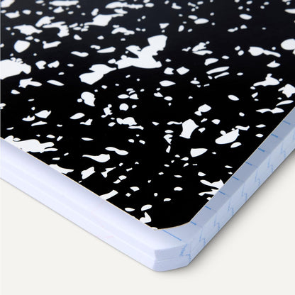 Amazon Basics Composition Notebook, College Ruled, 100 Sheets, 9.75" x 7.5", Assorted Marble Colors, 12-Pack