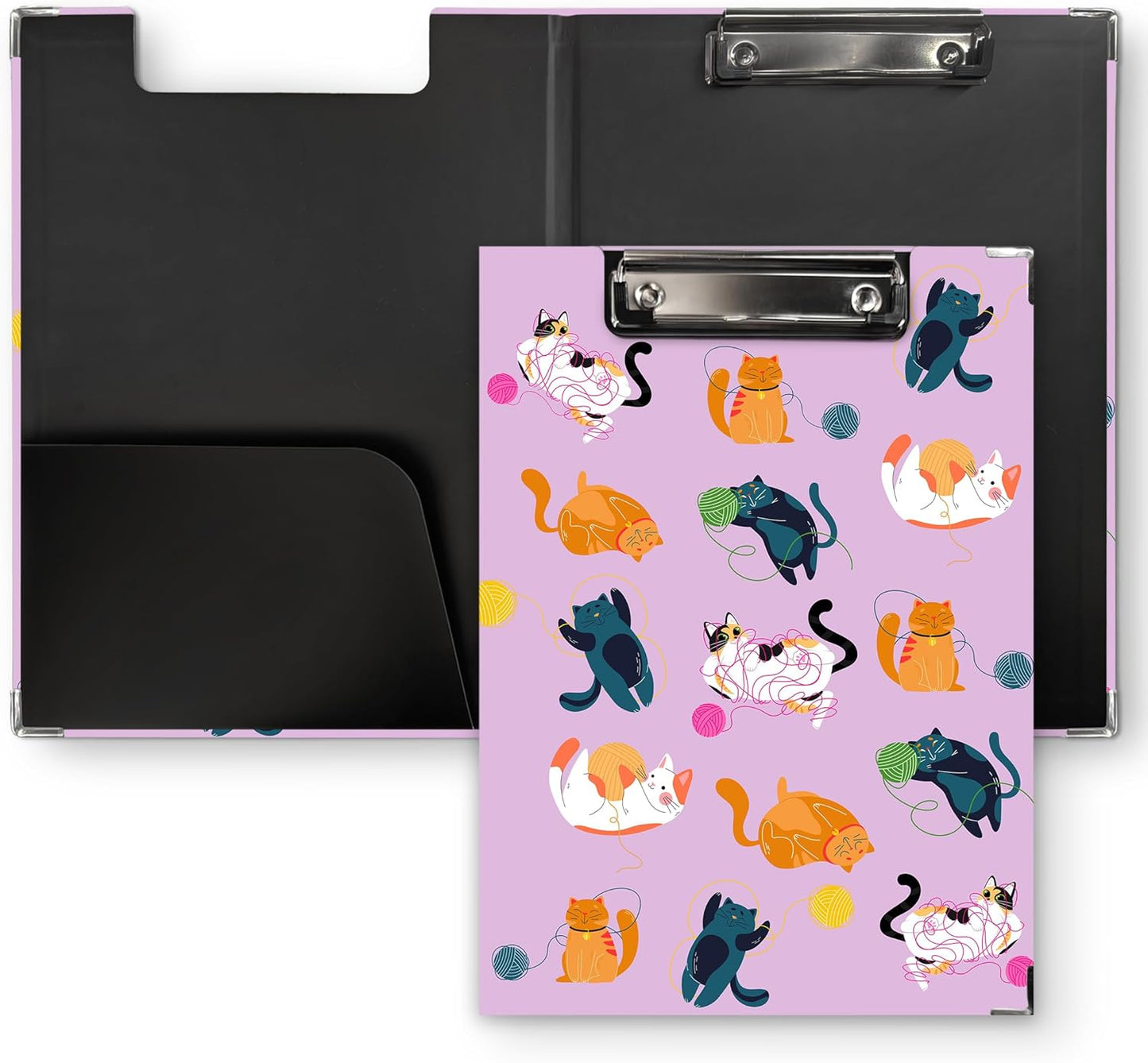 Dog Animal Clipboard Folio with Storage, Cute Dogs Decorative Clipboard Folder, Puppy Dog Clipboards for Women Kids, Life is Better with Dogs Gifts Office School Supplies, 12.4x9.2In