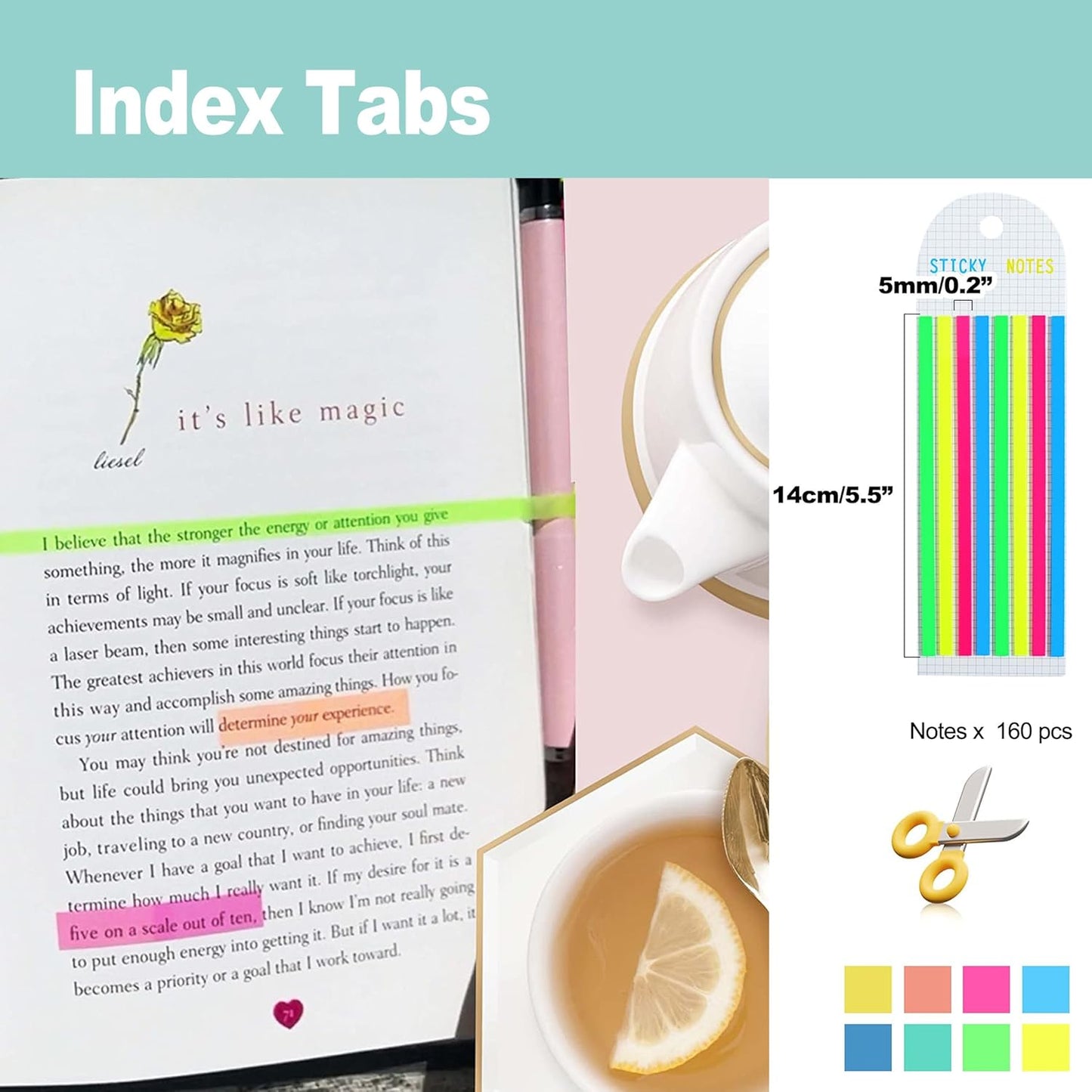 A6 A5 6-Holes Colorful PVC Cover Round Ring View Binder with Snap Button Closure File Folder for Loose Leaf Sheet Protectors Notebook Refill (Pink Daisy, A5 Mini Set) - Colors A