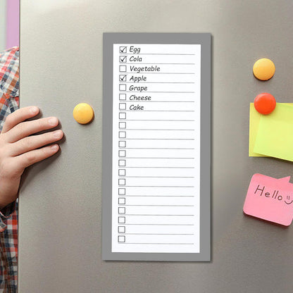 FLIPPED 4 Pack Magnetic Notepads for Refrigerator, Notepad Grocery List Large Magnet Pad for Fridge,Full Magnet Back Design Magnetic Memo Pads for Grocery List, Shopping List, to-Do List(200 Sheets)