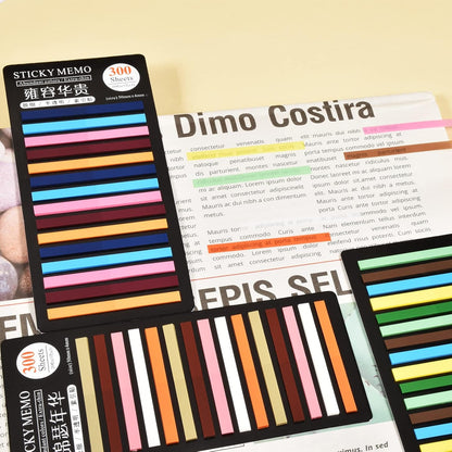 BAYTORY 1380Pcs Transparent Highlighter Tape Reusable, Clear Sticky Tabs for Annotating Books, Long Highlighting Strips Page Markers Index Tabs, Sticky Notes Aesthetic Office School Supplies