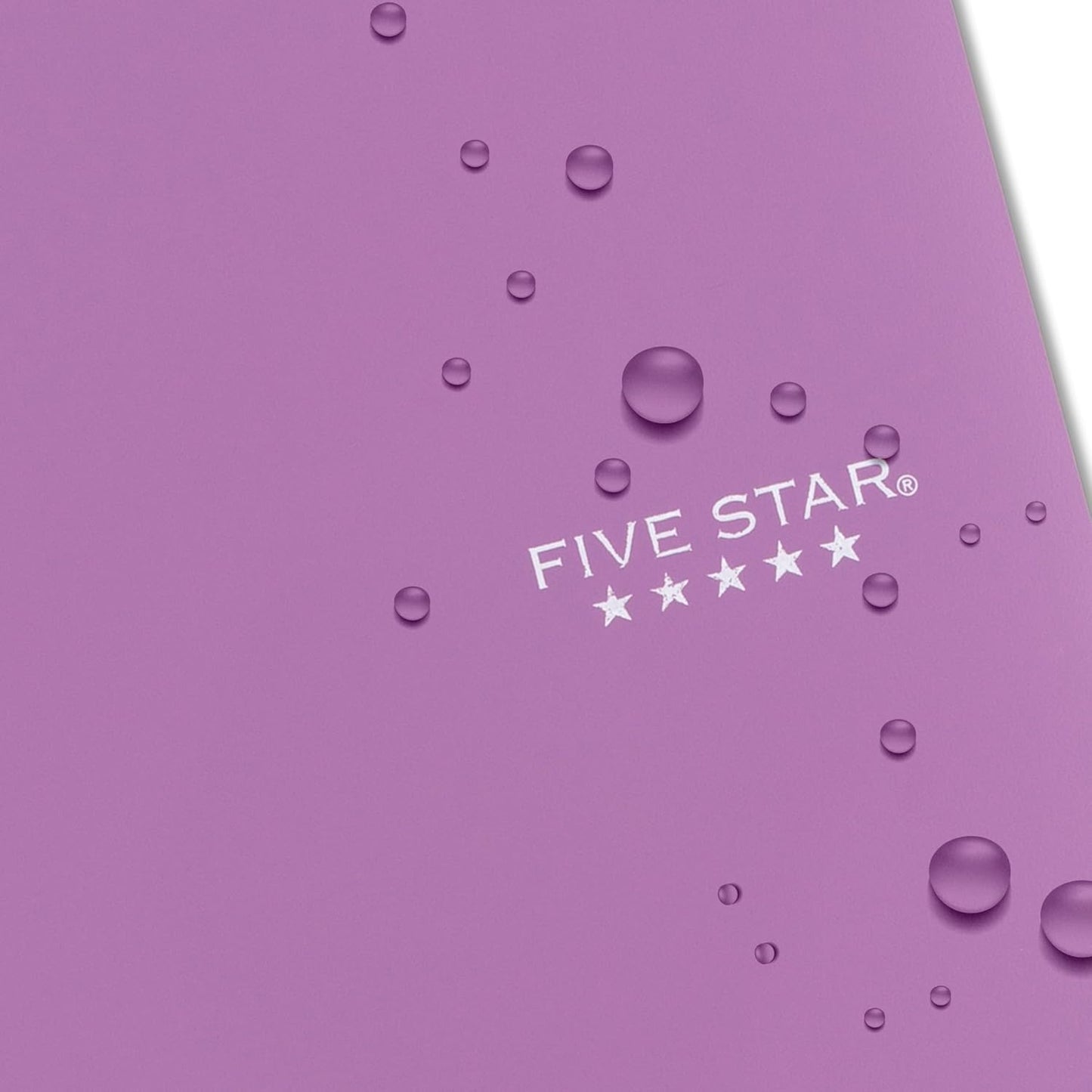 Five Star Spiral Notebook + Study App, 1 Subject, Wide Ruled Paper, 8" x 10-1/2", 100 Sheets, Fights Ink Bleed, Water Resistant Cover, Tidewater Blue (72875)