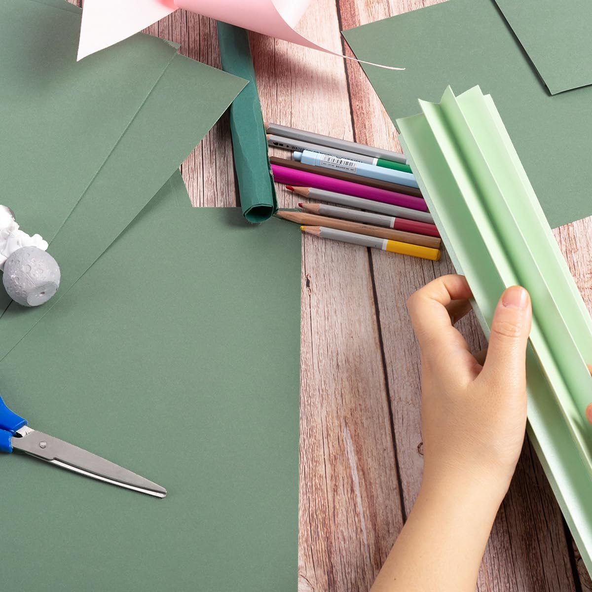 30 sheets Cardstock Paper 8 1/2 x 11 Inches for Crafts and Invitations (White/Red/Blue)