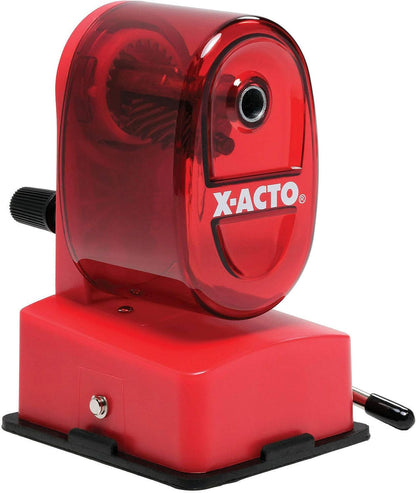 X-ACTO Bulldog Manual Pencil Sharpener w/Vacuum Mount, Colors May Vary, 1 Count