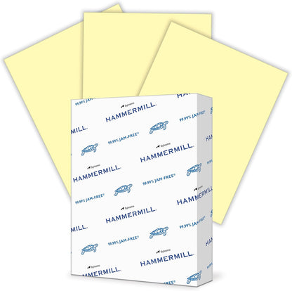 Hammermill Colored Paper, 20lb Pink Printer Paper, 8-1/2 x 11- 1 Ream (500 Sheets) - Made in the USA, Pastel Paper, 103382R