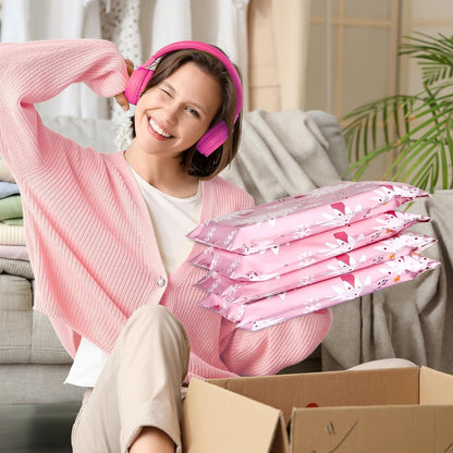 Metronic Cute Poly Mailers 10x13" 50pc Small Shipping Bags, Strong Adhesive Mailers Poly Bags for Business, Waterproof Mailing Envelopes for Packing Shipping Clothes Gifts, Gradient BluePink