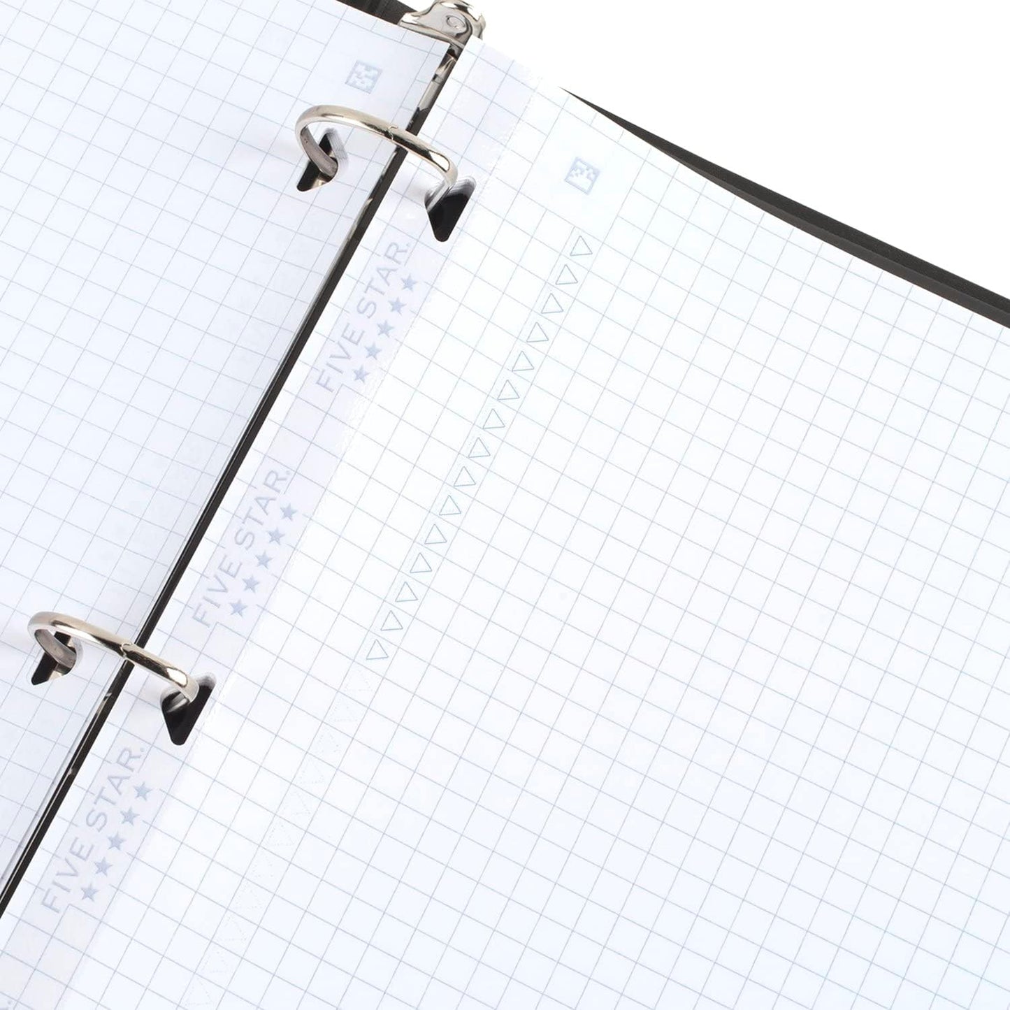 Five Star Loose Leaf Paper + Study App, Graph Ruled Filler Notebook Paper, Reinforced, Fights Ink Bleed, 8-1/2" x 11", 80 Sheets (170122)