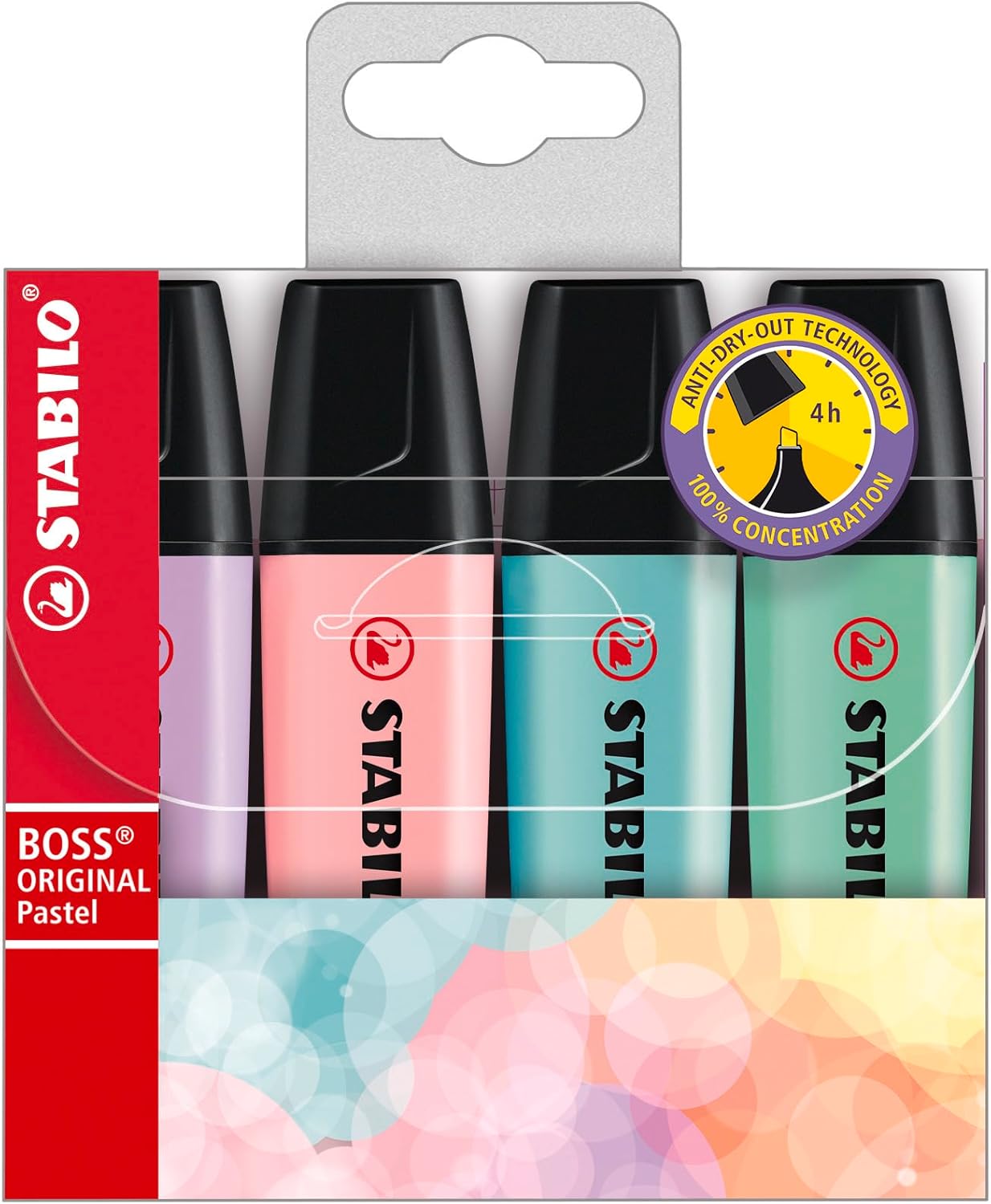 STABILO Highlighter BOSS ORIGINAL - Pack of 4 - Green