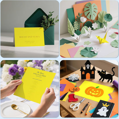 160 Sheets White Cardstock 8.5 x 11 Heavyweight Weight 200gsm Card Stock Paper for Printing, Crafts, Invitations | Smooth Printer Cardstock Paper | Bulk Construction Paper DIY & Professional Use