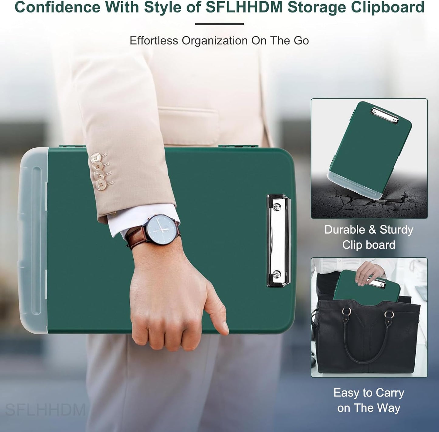 SFLHHDM Purple Clipboard, Clip Boards 8.5x11, Teacher Clipboards with Storage, Plastic Clipboard with Pen Holder, Clipboards Storage for Women Teachers Work, School & Office Supplies
