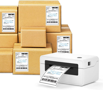 9527 Product Fanfold 4 x 6 Direct Thermal Labels White Perforated Shipping Labels, 500pcs per Stack,1 Stack