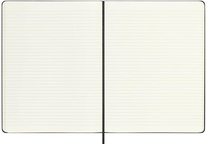 Moleskine Classic Notebook, Hard Cover, XL (7.5" x 9.5") Ruled/Lined, Black, 192 Pages