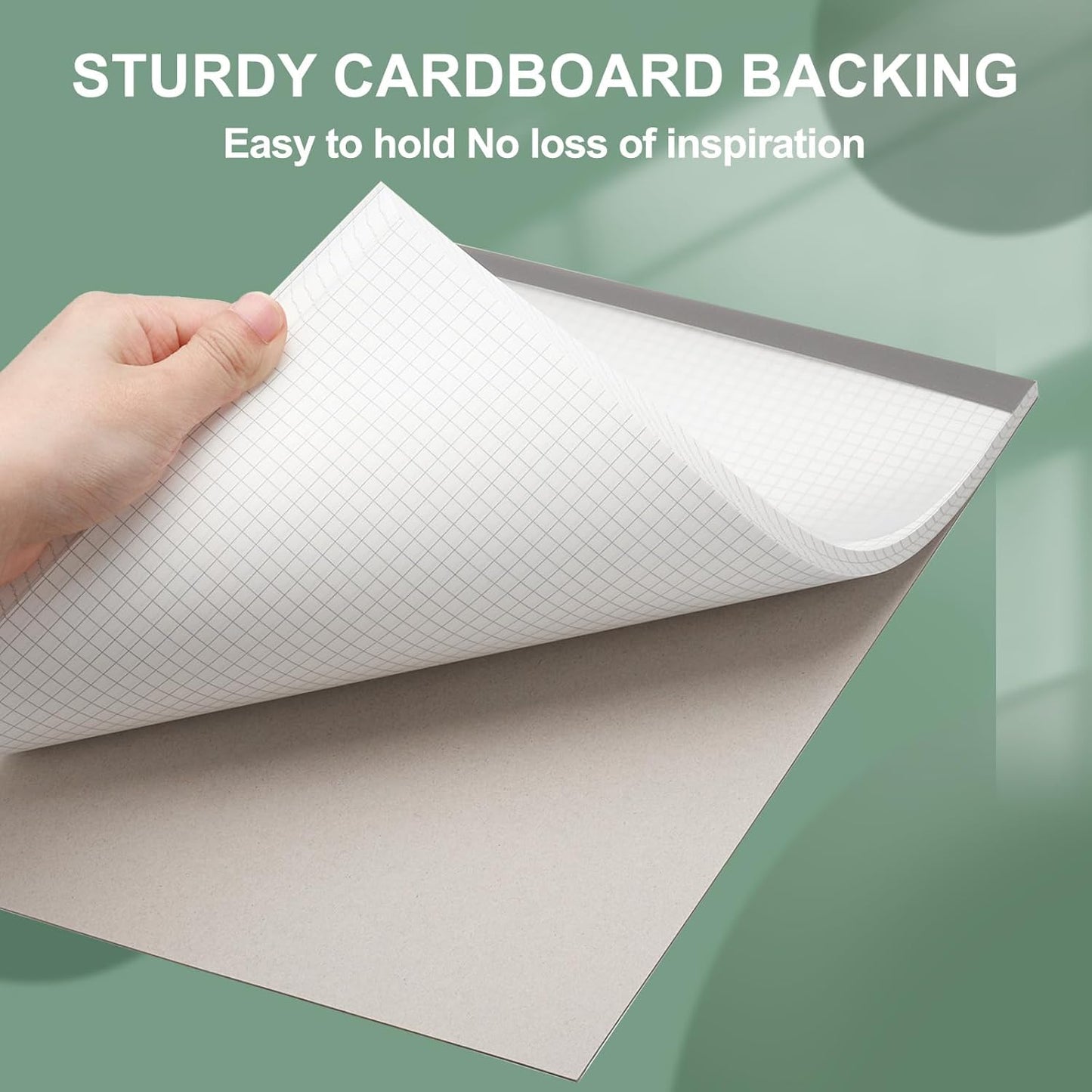 M&G 7x10 Note Pads, 6 Pack B5 Legal Pads 70 Sheets Notepads Writing Pad Graph Grid Chinese Memo Paper Tablet Kraft Cover for Work Writing Note Taking Chinese