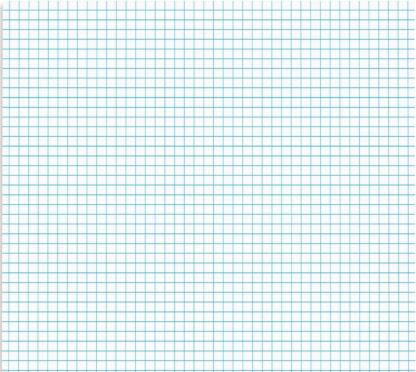 STAPLES Notepads, 8.5” x 11”, Graph Ruled, White, 50 Sheets/Pad, 6‑Pack