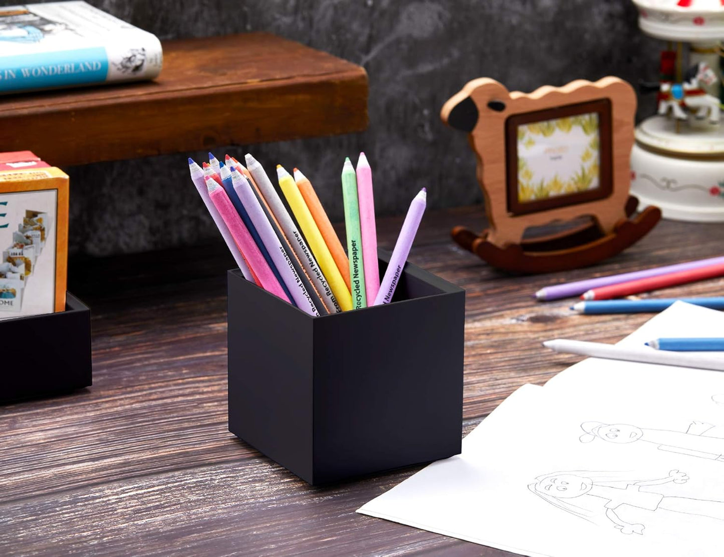 Bostitch Office Konnect Desk Organizer Accessory Tray, Stacks for Desktop Storage, Black