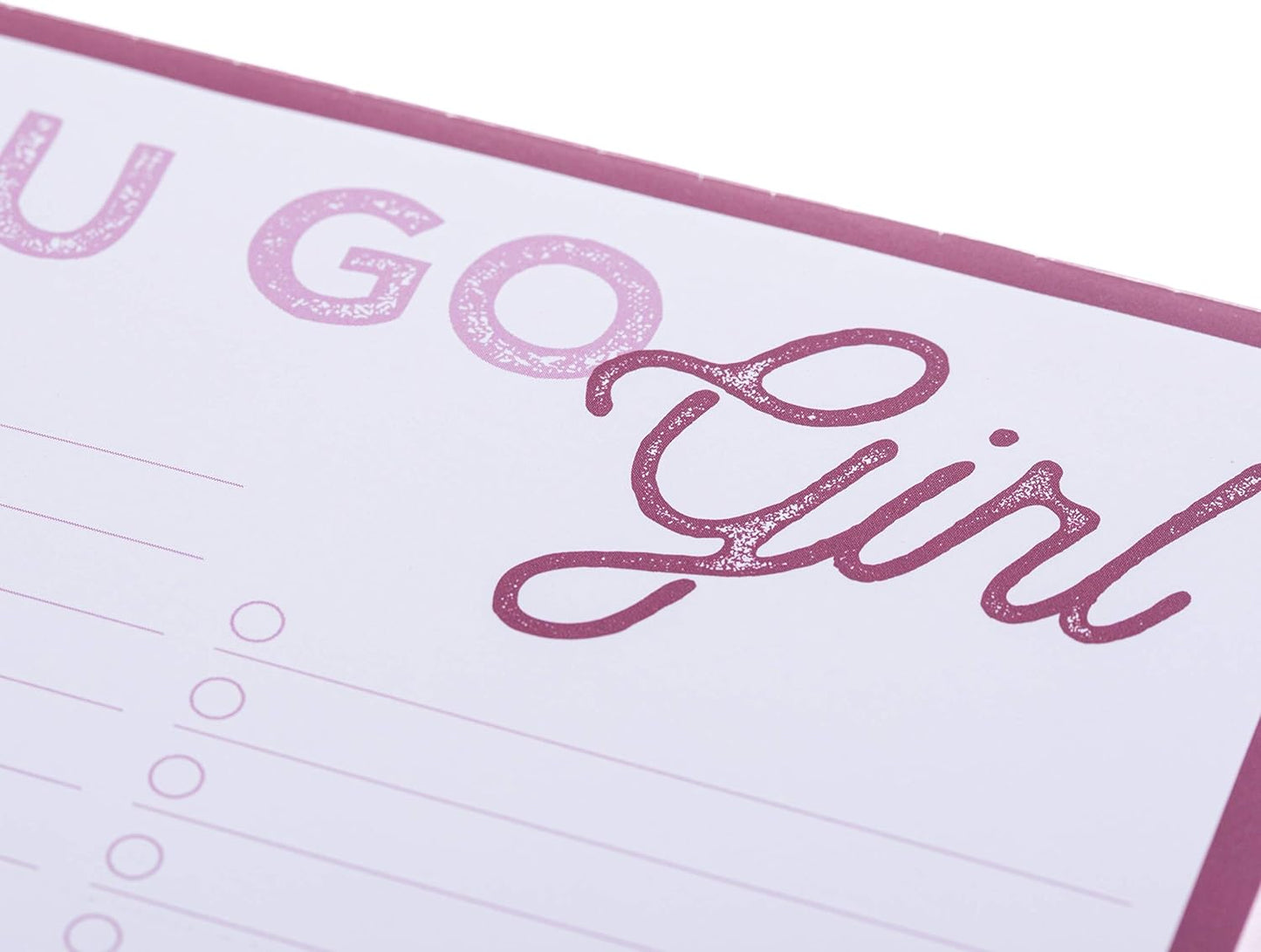 Graphique Large Notepad, Brush Strokes – 6" x 8", Cute Notepad with 150 Tear-Off Sheets, Features the Word “Notes” on Every Page – Perfect for Note Taking, List Making, and More
