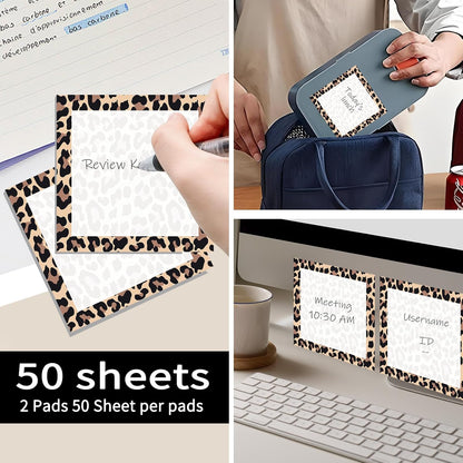 Sticky Notes 3x3 Inch, 2 Pads Cute Self-Stick Note Pads, Strong Adhesive Notepads for Office, Home, School, Organization and Reminders Watercolor Wildflowers