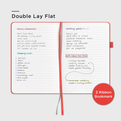 &And Per Se Lined Journal Notebook, 160 Pages, A5 5.7 x 8 inches College Ruled Thick Paper Notebook Journals for Writing, Hardcover Notebooks for Women Men Office School (1 Pack, Green) - Colors A