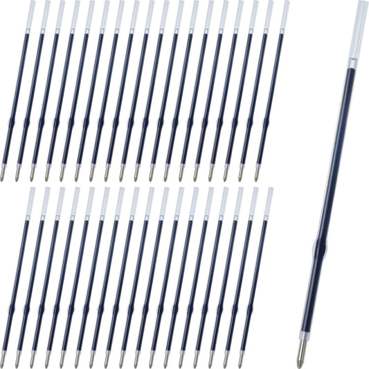 LINFANC 36pcs Ballpoint Pen Refills Blue Ink Medium Point 1.0mm Tip Smooth Writing Pen Refill (36 Blue)