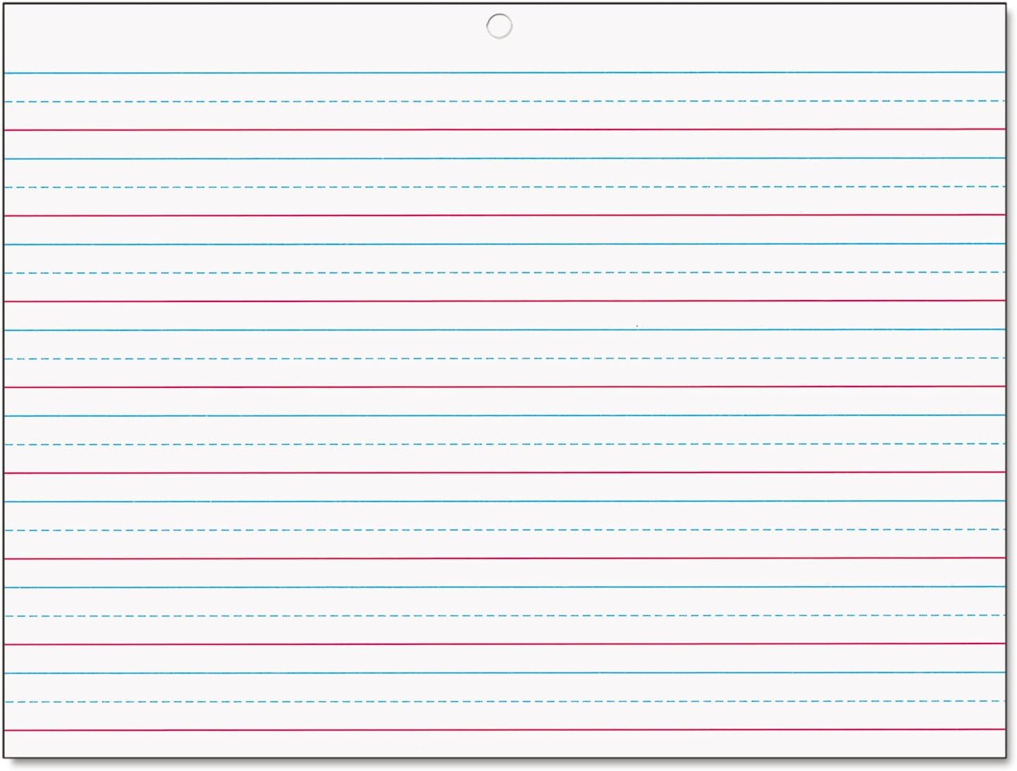 Pacon 2470 Multi-Sensory Handwriting Tablet, 10-1/2 x 8, 40 Sheets/Pad