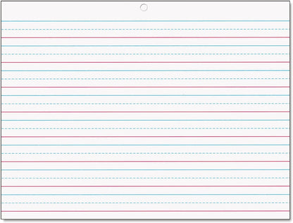 Pacon 2470 Multi-Sensory Handwriting Tablet, 10-1/2 x 8, 40 Sheets/Pad