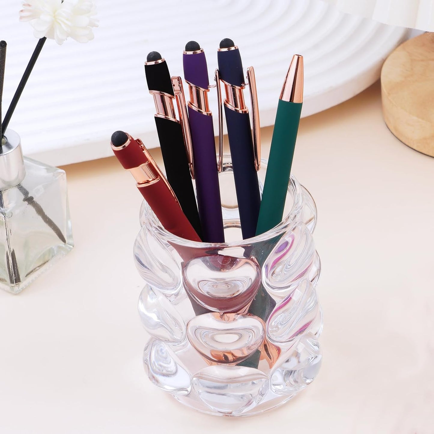 15 Pack Motivational Pen Set - Inspirational Quotes Retractable Ballpoint Pens for Office School Supplies, Encouragement Gifts for Women Men, Multicolor