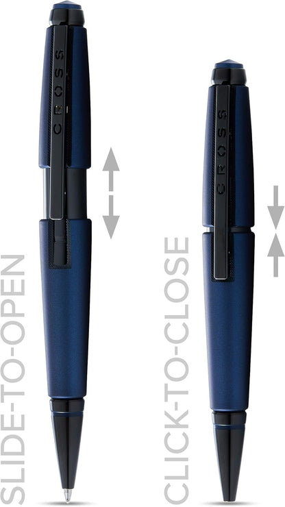 Cross Edge Matte Black Lacquer Gel Rollerball Pen