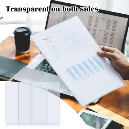 8.5" x 11" Hard Plastic Sheet Protectors, Rigid Clear Waterproof Protectors, Paper Sleeves Photo Plastic Sleeves (14 Pack)