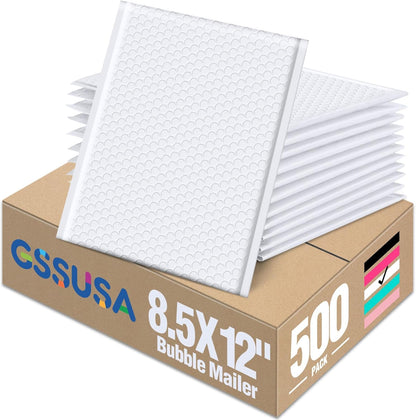 GSSUSA Black Bubble Mailers 4x8 Inches 50 Pack, Usable Size 4X7" Bubble Envelopes for Small Business, Padded Envelope, Shipping Mailers, Packaging Bags, Mailing Envelopes, Shipping Supplies