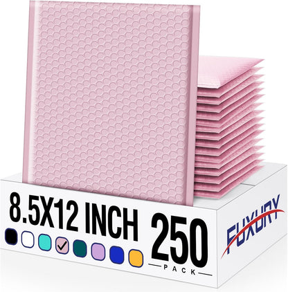 Fuxury Bubble Mailers 10.5x16 Inch 40 Pack Self Seal Padded Envelopes Waterproof Mailing Envelopes Bubble Padded Cushioning Padded Mailers Bubble Bags for Packaging Small Business Large #5 Black