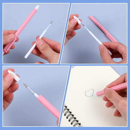 50PCS Ballpoint Pen Refills, 1mm Black Medium Tip Ink Pen Refill Big Fat Pen Refill Smooth Writing Ballpoint Refills for School Office Supplies(Black)