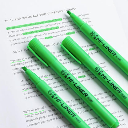 M&G Liner Highlighters, 12-Count Pack Yellow Highlighters, Chisel Tip No Bleed Highlighter Pens for Office Documents, Planning, and Everyday Organization