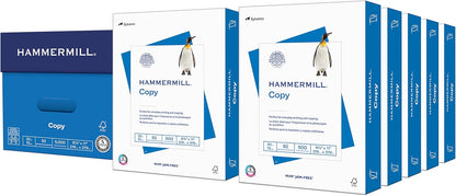 Hammermill Printer Paper, 20 lb Copy Paper, 8.5 x 11-3 Ream (1,500 Sheets) - 92 Bright, Made in the USA