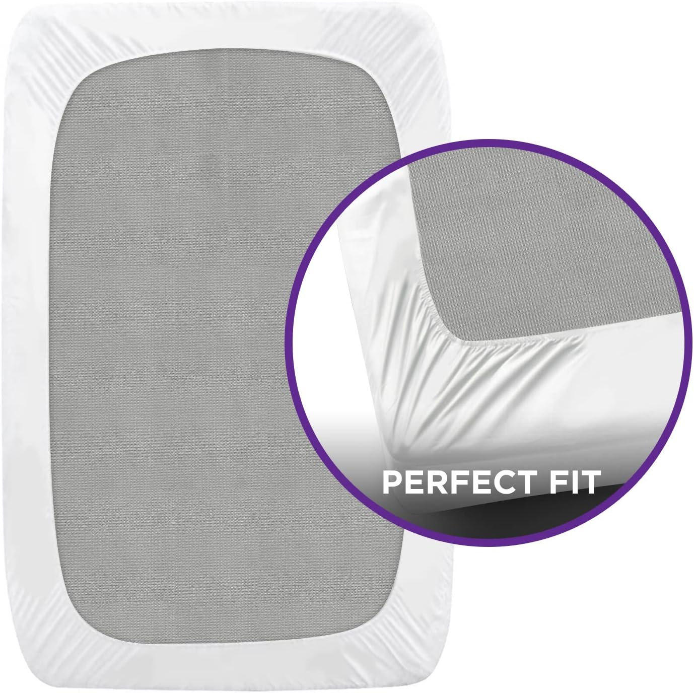 BLISSFORD Queen Plastic Mattress Protector - Heavy Duty, Fitted Vinyl - Plastic Mattress Cover, Rubber Sheets for Bedwetting Adult or Child, 100% Waterproof Fitted Sheet Queen