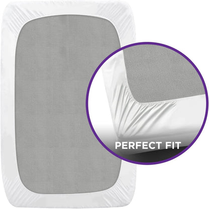 BLISSFORD Queen Plastic Mattress Protector - Heavy Duty, Fitted Vinyl - Plastic Mattress Cover, Rubber Sheets for Bedwetting Adult or Child, 100% Waterproof Fitted Sheet Queen