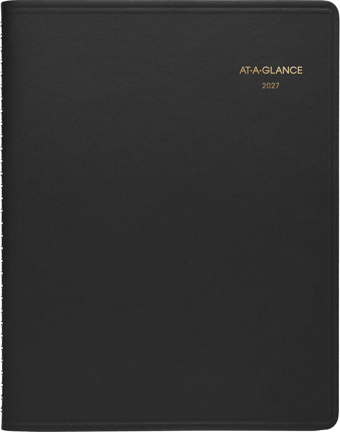 AT-A-GLANCE 2026 Appointment Book Planner, Weekly, 8-1/4" x 11", Large, Black (709500526)