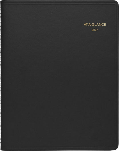 AT-A-GLANCE 2026 Appointment Book Planner, Weekly, 8-1/4" x 11", Large, Black (709500526)