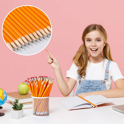 TecUnite 120 Pcs #2 HB Pencils with Eraser No 2 Unsharpened Wooden Hexagonal Pencils for Adults Gifts for School Exam art Learning Office Sketching(Rainbow Colors)