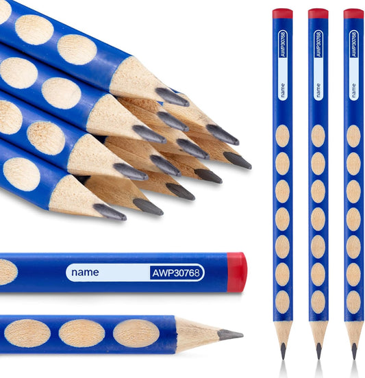 M&G 30pcs Triangular Pencils, 2B Pencils with Grip Correction, Wooden Graphite Pencils, Pre-Sharpened Break-Resistant, Suitable for Writing, Drawing, and Sketching