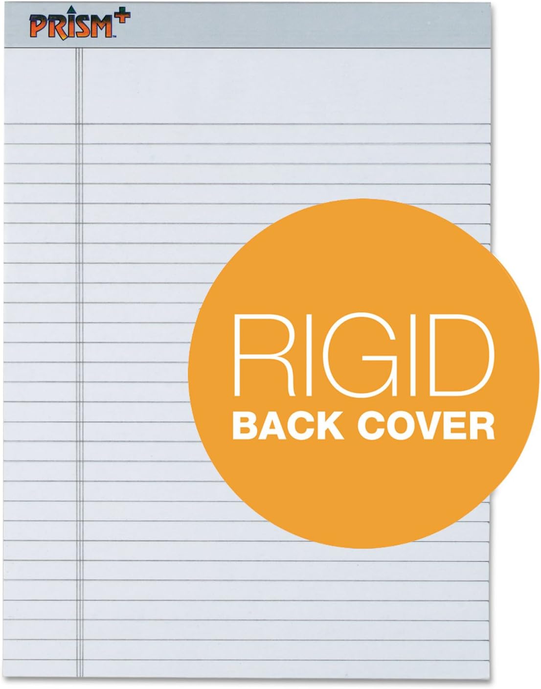 Tops Prism Writing Pads, 8-1/2" x 11-3/4", Legal Rule, Gray, Perforated, 50 Sheets, 12 Pack (63160)