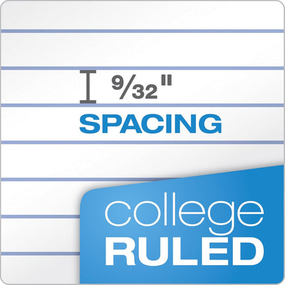 Oxford Spiral Notebook 8.5 X 11, College Ruled, 1 Subject, Water Resistant Cover, 100 Sheets - Pack of 4