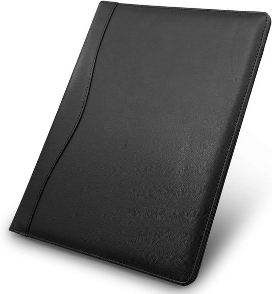 Padfolio Portfolio Organizer Legal Pad Holder Padfolio Folder Leather Portfolio Storage Clipboard Notepad with Cover for Letter Size A4 Writing Pad for Business and School Office