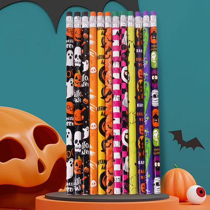 48 pcs Flowers Pencils with Eraser Wood Pencils Bulk for Writing and Drawing (Flowers, 48)